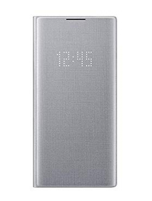 Samsung Grau Kunstleder Handyhülle für Samsung Galaxy Note10 5G Handyhülle24