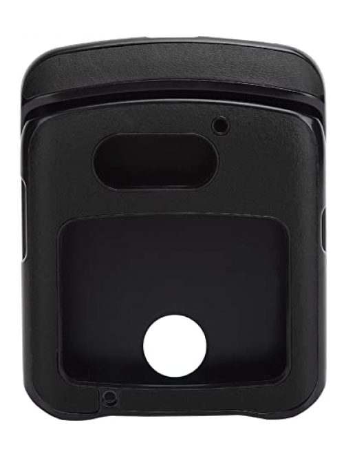 ciciglow Schwarz Leder Handyhülle für Motorola Razr 5G Handyhülle24