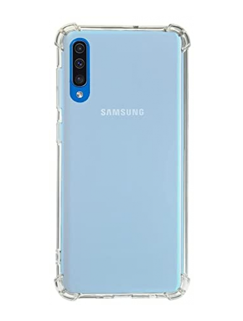 QUITECO Transparent Silikon Handyhülle für Samsung Galaxy A50s Handyhülle24