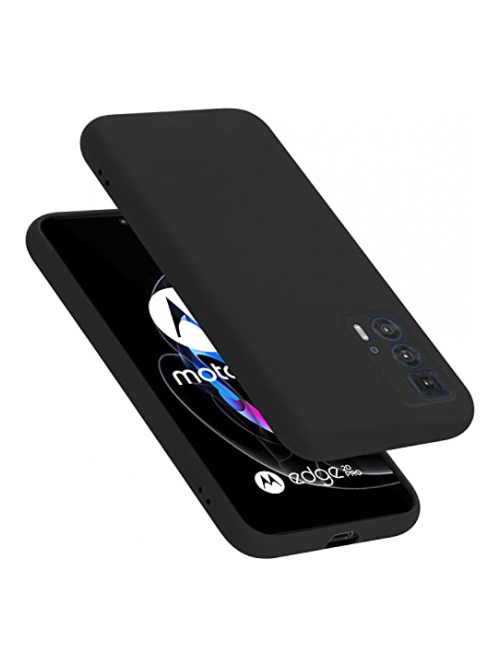 Cadorabo Schwarz TPU Handyhülle für Motorola Edge S Handyhülle24