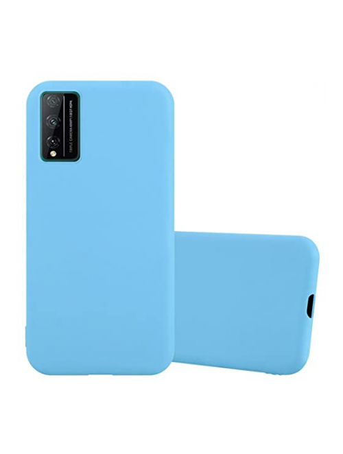 Cadorabo Blau TPU Handyhülle für Honor Play 4T Pro Handyhülle24