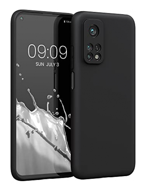 kwmobile Schwarz TPU Handyhülle für Xiaomi Mi 10 Pro 5G Handyhülle24