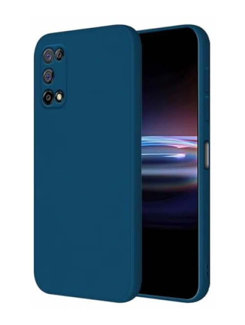 HONLEN Blau Silikon Handyhülle für Realme 7 5G Handyhülle24