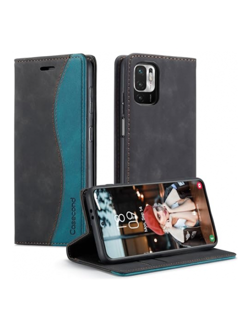 Casecond schwarz und blaugrün TPU Handyhülle für Xiaomi Redmi 10X Pro 5G Handyhülle24
