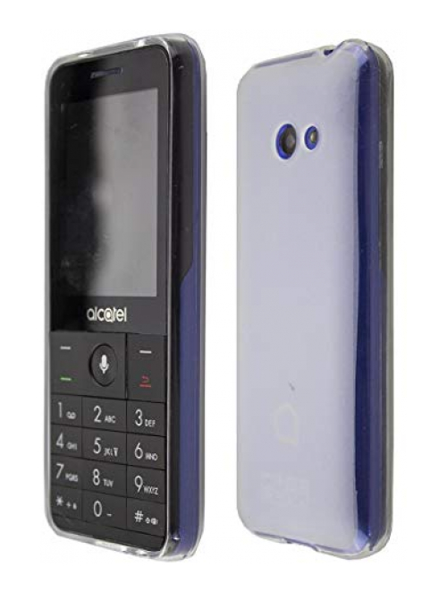 caseroxx Weiss TPU Handyhülle für alcatel 3088 Handyhülle24