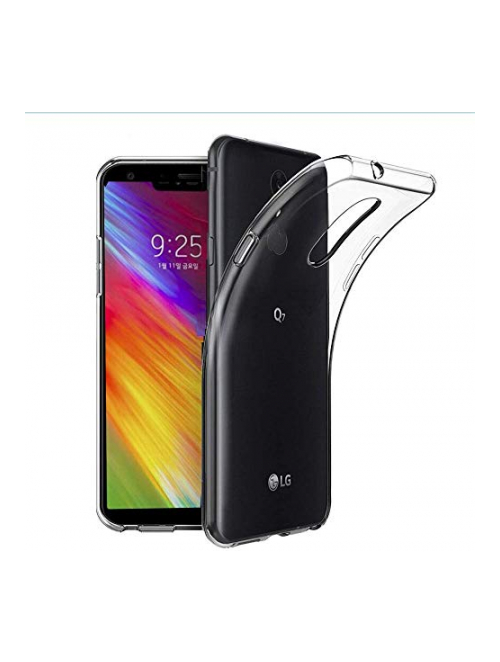 REY Transparent Silikon Handyhülle für LG Q9 Handyhülle24