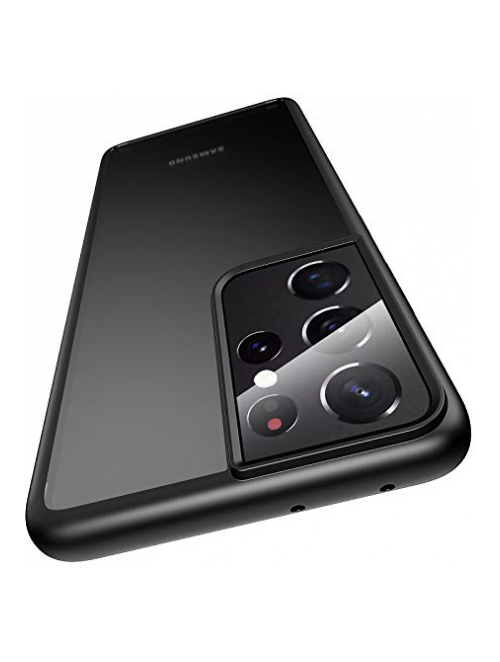 Meifigno Schwarz TPU Handyhülle für Samsung Galaxy S21 Ultra 5G Handyhülle24