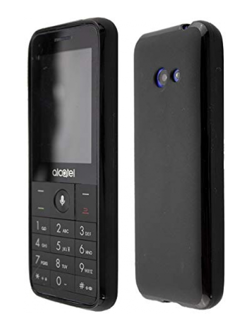 caseroxx Schwarz Handyhülle für alcatel 3088 Handyhülle24