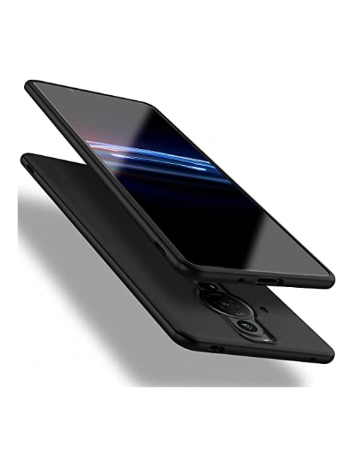 X-level Schwarz TPU Handyhülle für Sony Xperia Pro Handyhülle24