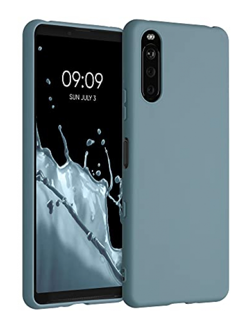 kwmobile Grau TPU Handyhülle für Sony Xperia 10 III Handyhülle24