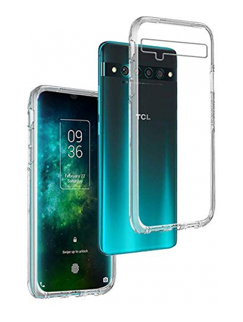 REY Transparent TPU Handyhülle für TCL 10 Pro Handyhülle24