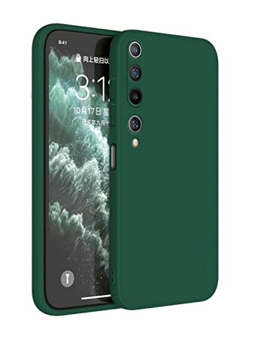 Topme Grün Pelz Handyhülle für Xiaomi Mi 10 5G Handyhülle24