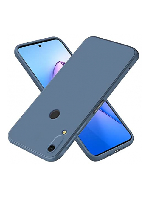 EASSGU Blau Silikon Handyhülle für Huawei Y6 Pro (2019) Handyhülle24