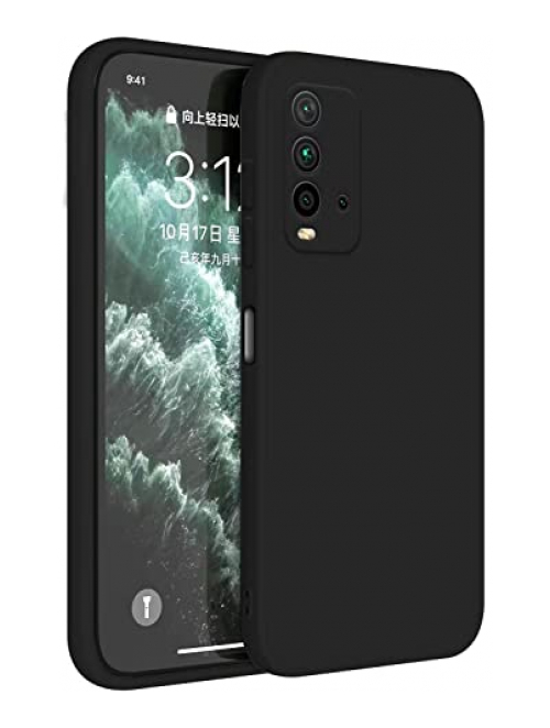 Topme Schwarz TPU Handyhülle für Xiaomi Redmi 9T Handyhülle24