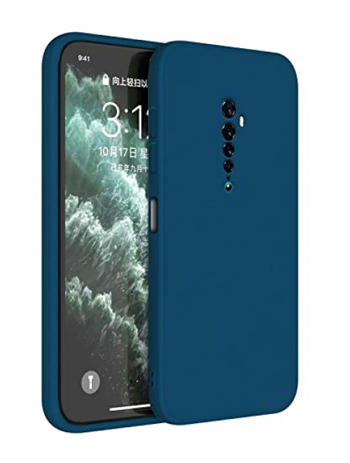 Topme Blau TPU Handyhülle für Oppo Reno2 Handyhülle24