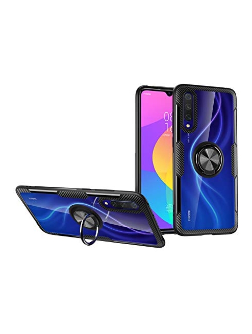 SORAKA durchsichtig/schwarz TPU Handyhülle für Xiaomi Mi 9 Lite Handyhülle24