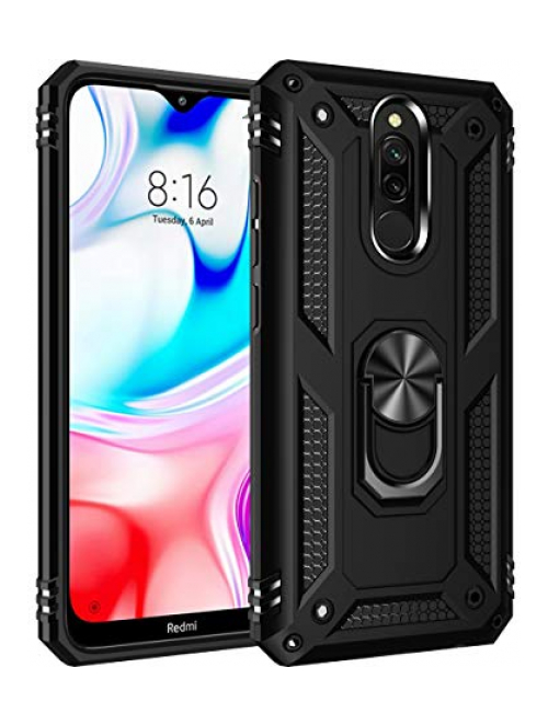 yanzi Schwarz Handyhülle für Xiaomi Redmi 8A Pro Handyhülle24