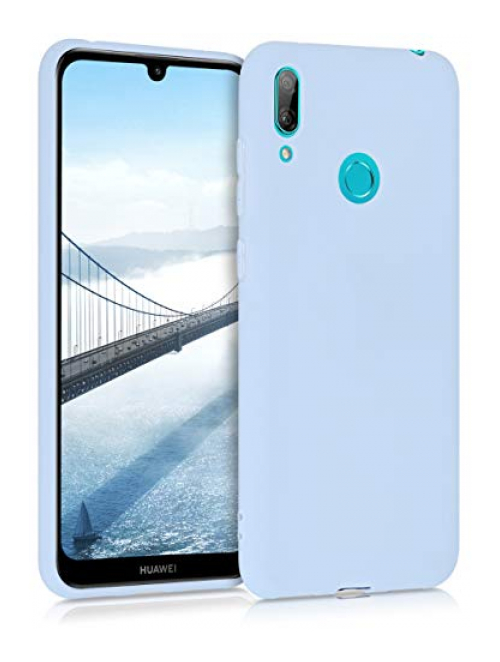 kwmobile Blau TPU Handyhülle für Huawei Y7 Prime (2019) Handyhülle24