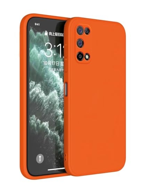 HAFFAN Orange Handyhülle für Realme 7 5G Handyhülle24