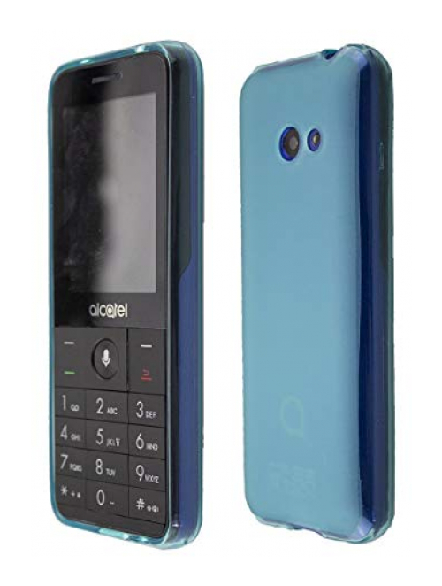 caseroxx Blau TPU Handyhülle für alcatel 3088 Handyhülle24