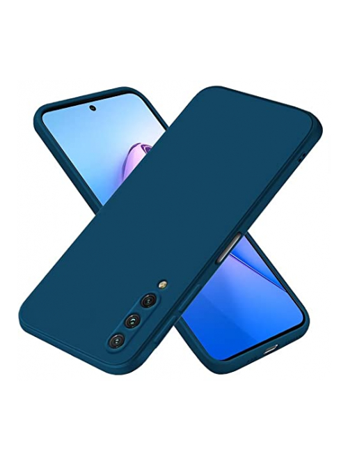EASSGU Blau Silikon Handyhülle für Xiaomi Mi A3 Handyhülle24
