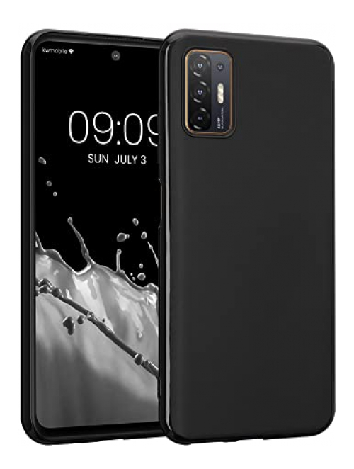 kwmobile Schwarz TPU Handyhülle für HTC Desire 21 Pro 5G Handyhülle24