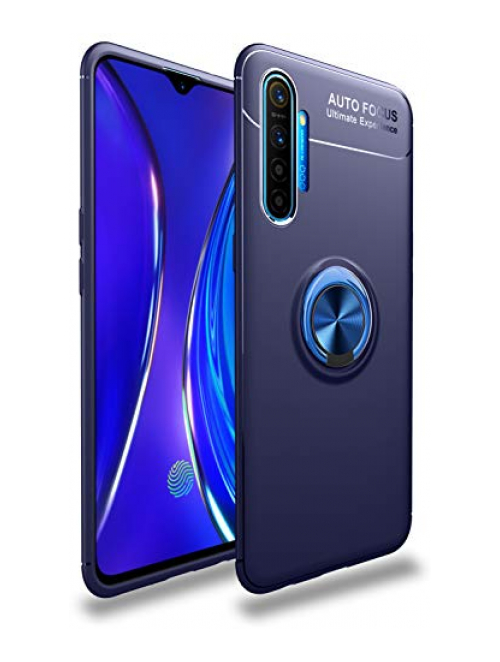 FanTing Blau Metall Handyhülle für Realme XT Handyhülle24