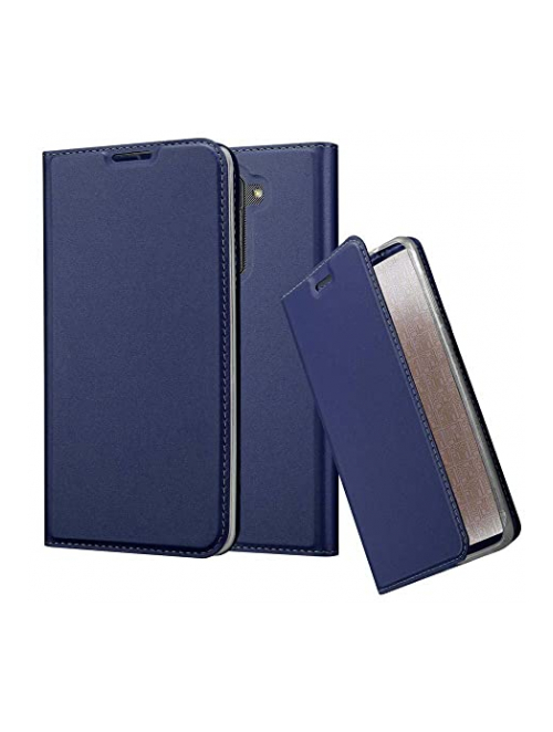 Cadorabo CLASSY DUNKEL BLAU TPU Handyhülle für LG Folder 2 Handyhülle24