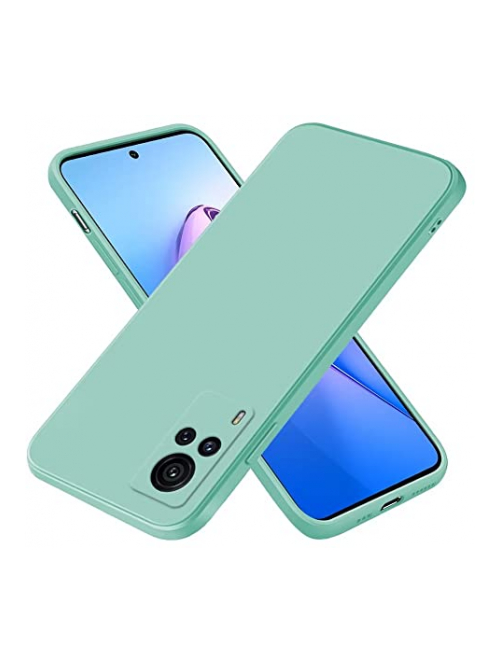 EASSGU Blau Silikon Handyhülle für vivo X60 Pro+ Handyhülle24