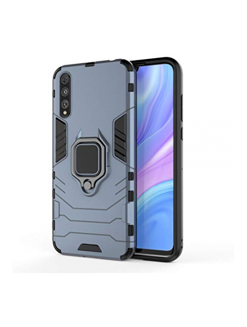 MHHQ Black Plus Gray Handyhülle für Huawei Enjoy 10s Handyhülle24