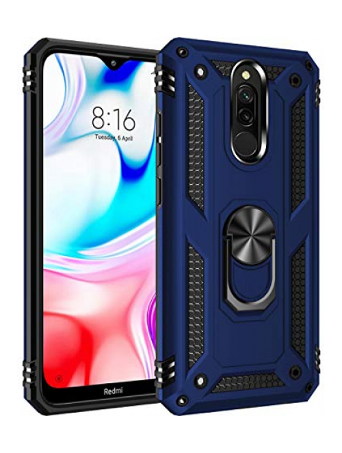 yanzi Blau Gummi Handyhülle für Xiaomi Redmi 8A Pro Handyhülle24