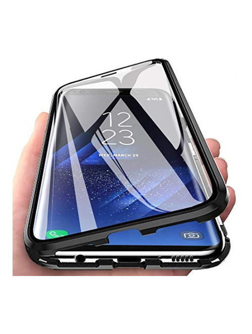 Wishcover Schwarzes Metall Handyhülle für OnePlus 7 Pro 5G Handyhülle24