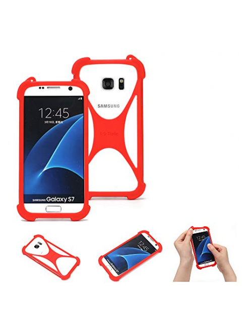 K-S-Trade Rot Case Handyhülle für Coolpad Cool 12A Handyhülle24