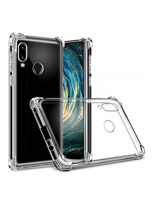 Hually Transparent tpu silikon Handyhülle für Huawei P20 lite (2019) Handyhülle24