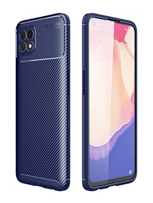 ZSCHAO Blau TPU Handyhülle für Oppo Reno4 SE Handyhülle24