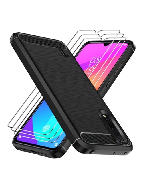 ivoler Schwarz TPU Handyhülle für Xiaomi Mi 9 Lite Handyhülle24