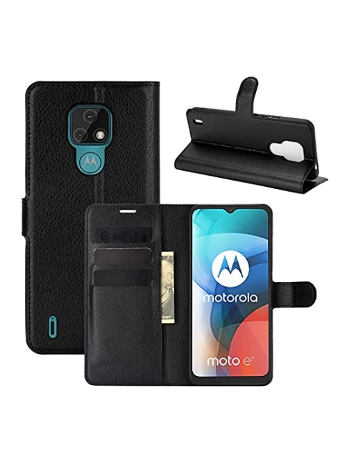 betterfon Schwarz TPU Handyhülle für Motorola Moto E7 Handyhülle24