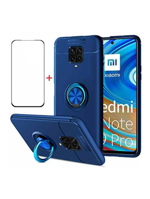 AKABEILA Blau Silikon Handyhülle für Xiaomi Poco M2 Pro Handyhülle24