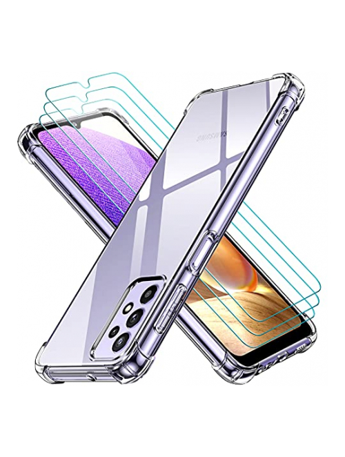 ivoler Transparent TPU Handyhülle für Samsung Galaxy A32 5G Handyhülle24