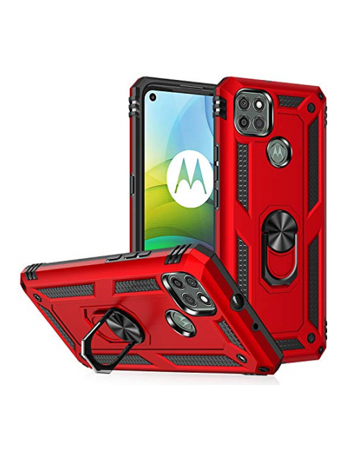 BestST Rot Polykarbonat Handyhülle für Motorola Moto G9 Power Handyhülle24
