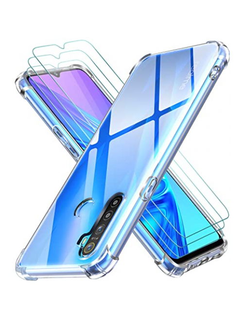 ivoler Transparent TPU Handyhülle für Realme C3 (3 cameras) Handyhülle24