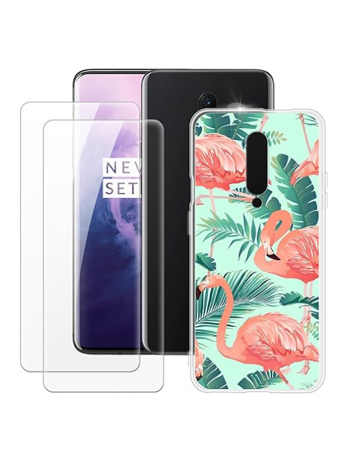 MILEGAO Rosa TPU Handyhülle für OnePlus 7 Pro 5G Handyhülle24