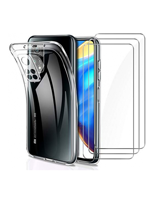 YNMEacc Transparent tpu silikon polycarbonat Handyhülle für Xiaomi Mi 10T 5G Handyhülle24