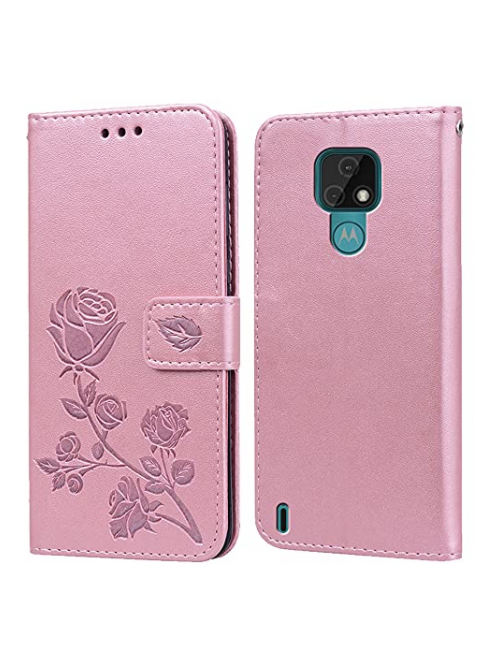 PKQTOP Pink TPU Handyhülle für Motorola Moto E (2020) Handyhülle24