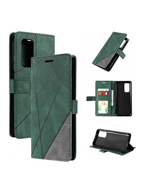 QiongniAN Grün Leder Handyhülle für Xiaomi Redmi K30S Handyhülle24