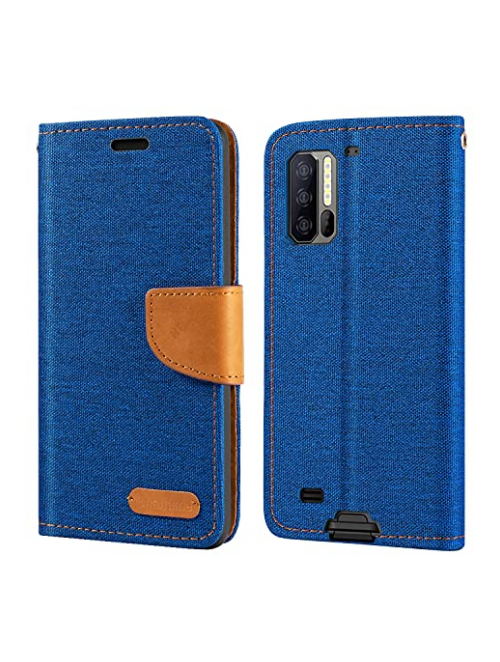 Shantime Blau Kunstleder Handyhülle für Ulefone Armor 7E Handyhülle24