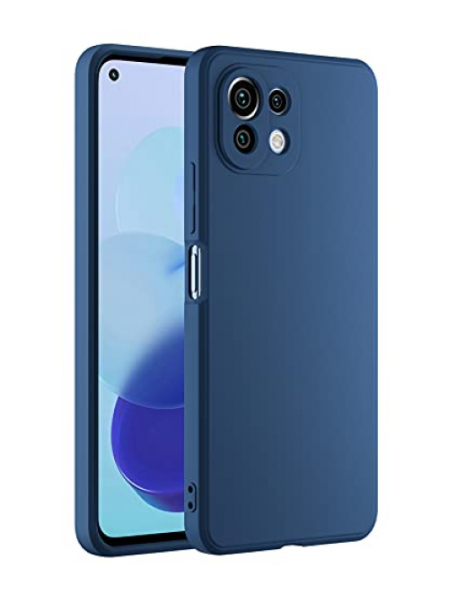 Cresee Blau TPU Handyhülle für Xiaomi Mi 11 Lite Handyhülle24