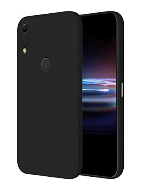 HONLEN Schwarz Silikon Handyhülle für Huawei Y6 Pro (2019) Handyhülle24