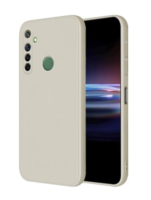 HONLEN Weiss Silikon Handyhülle für Realme 5s Handyhülle24