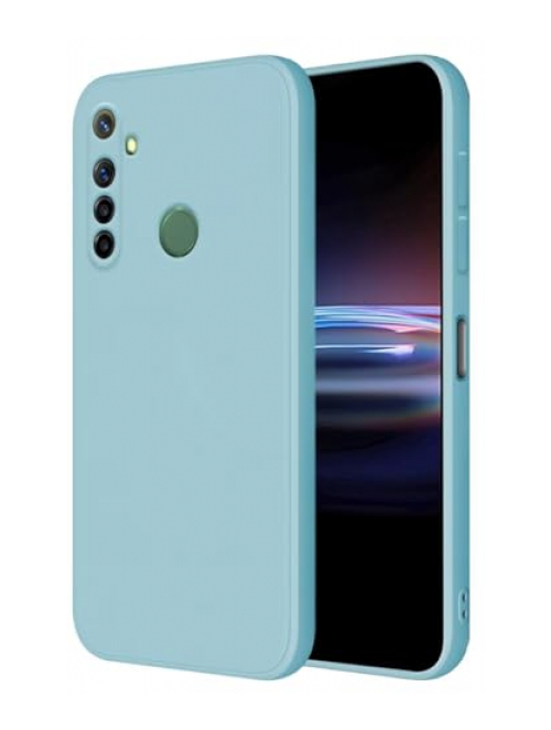 HONLEN Blau Silikon Handyhülle für Realme 5s Handyhülle24